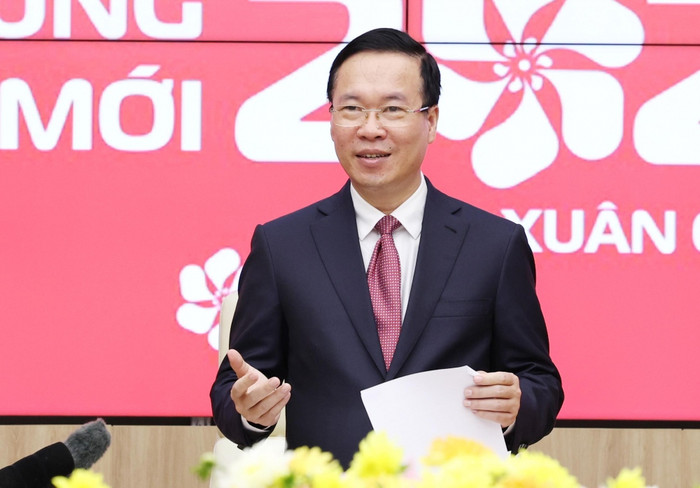 Chủ tịch nước phát biểu tại buổi làm việc. Chủ tịch nước phát biểu tại buổi làm việc.