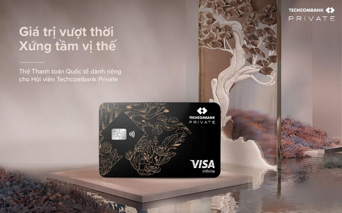 Thẻ thanh toán quốc tế Techcombank Private Thẻ thanh toán quốc tế Techcombank Private