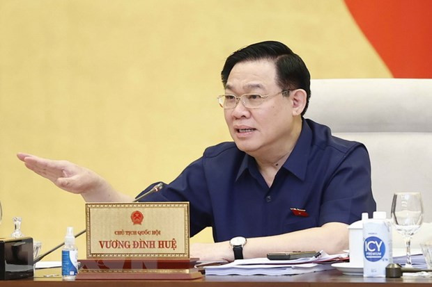 Chủ tịch Quốc hội Vương Đình Huệ phát biểu. (Ảnh: Doãn Tấn/TTXVN) Chủ tịch Quốc hội Vương Đình Huệ phát biểu. (Ảnh: Doãn Tấn/TTXVN)