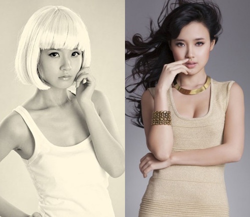 Sự lớn lên bất thường của vòng 1 trong những tấm hình như thế này khiến khán giả nghi ngờ Midu có đụng chạm dao kéo.