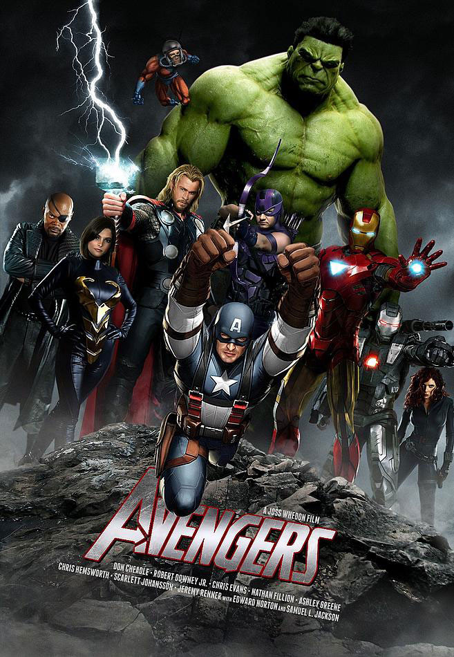 Bộ phim bom tấn The Avengers. Bộ phim bom tấn The Avengers.