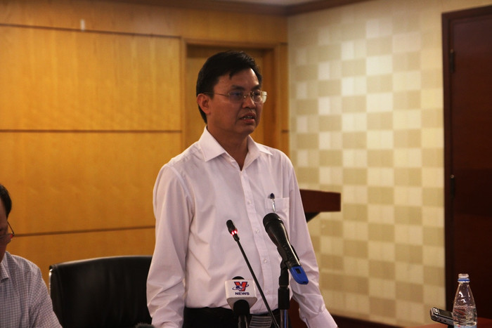 Ông Hoàng Văn Thức thừa nhận, chưa có kênh nào kiểm định chỉ dựa vào báo cáo, tường trình của ông Nguyễn Xuân Quang. Ảnh: Vũ Phương.