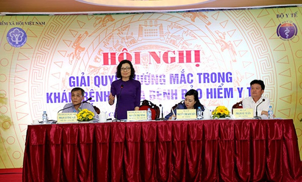 Bà Nguyễn Thị Minh - Tổng giám đốc Bảo hiểm xã hội Việt Nam đề nghị toàn ngành Y tế và chính quyền các địa phương chung tay vào cuộc để quản lý quỹ bảo hiểm y tế hiệu quả hơn. Ảnh: BHXH Bà Nguyễn Thị Minh - Tổng giám đốc Bảo hiểm xã hội Việt Nam đề nghị toàn ngành Y tế và chính quyền các địa phương chung tay vào cuộc để quản lý quỹ bảo hiểm y tế hiệu quả hơn. Ảnh: BHXH