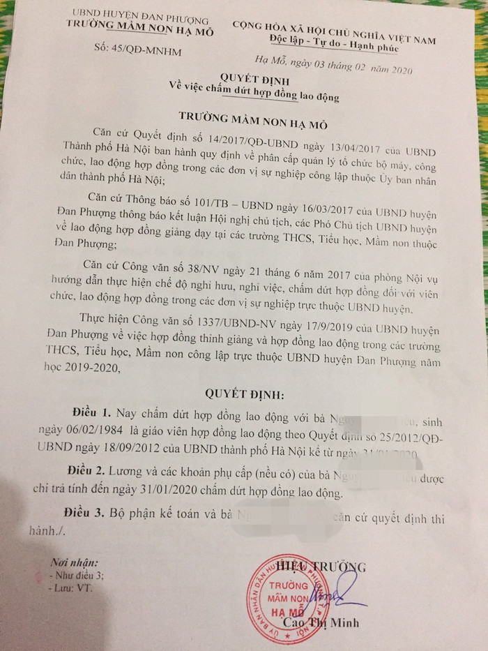 Nhiều Quận, huyện vẫn cắt hợp đồng của giáo viên trong thời gian chờ đặc cách (Ảnh:V.N) Nhiều Quận, huyện vẫn cắt hợp đồng của giáo viên trong thời gian chờ đặc cách (Ảnh:V.N)