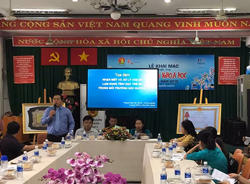 Toàn cảnh buổi tọa đàm về lạm dụng tình dục trẻ em diễn ra ngày 11/5 (ảnh: CTV)