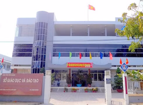 Sở Giáo dục và Đào tạo tỉnh Tiền Giang, nơi Dự từng công tác (ảnh: website Sở)