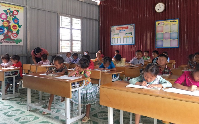 Học sinh được tuyên truyền không thả bóng bay và sử dụng chai nhựa để bảo vệ môi trường (Ảnh:V.N) Học sinh được tuyên truyền không thả bóng bay và sử dụng chai nhựa để bảo vệ môi trường (Ảnh:V.N)