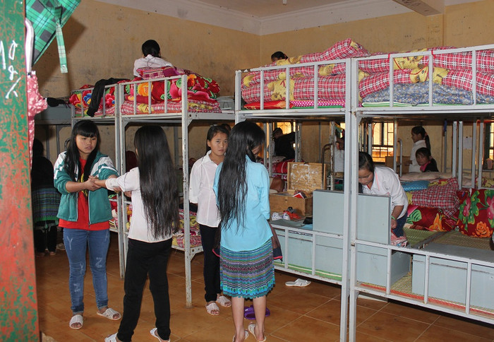 Học sinh được tạo mọi điều kiện về nơi ăn, chốn ở (Ảnh:V.N) Học sinh được tạo mọi điều kiện về nơi ăn, chốn ở (Ảnh:V.N)