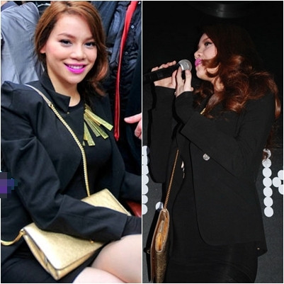 Nàng ca sĩ xinh đẹp Hà Hồ cũng "kém sắc" đôi ba phần trước khi công khai bầu bí. Nàng ca sĩ xinh đẹp Hà Hồ cũng "kém sắc" đôi ba phần trước khi công khai bầu bí.