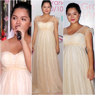 Nhưng sự tăng cân nhanh chóng lúc sắp sinh khiến cả gương mặt và cơ thể đều rất khác... Nhưng sự tăng cân nhanh chóng lúc sắp sinh khiến cả gương mặt và cơ thể đều rất khác...