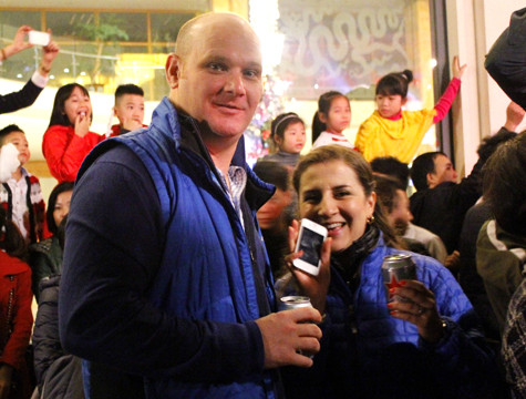 Những người nuớc người rất hào hứng đón năm mới tại Việt nam