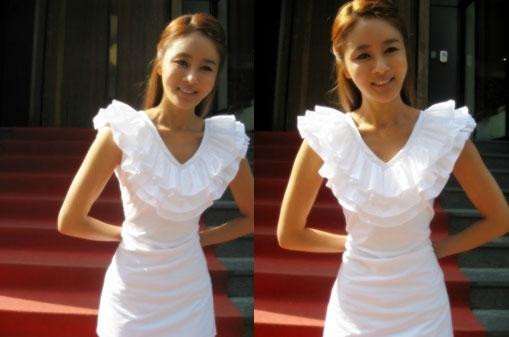 Kim Mi Yeon cũng sở hữu số đo vòng eo là 56cm Kim Mi Yeon cũng sở hữu số đo vòng eo là 56cm