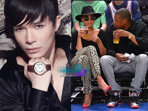 Chưa hết Nathan Lee còn đụng đồng hồ 1 tỉ với chồng của nữ ca sĩ Beyonce cũng sở hữu một chiếc tương tự cùng hàng. Chưa hết Nathan Lee còn đụng đồng hồ 1 tỉ với chồng của nữ ca sĩ Beyonce cũng sở hữu một chiếc tương tự cùng hàng.