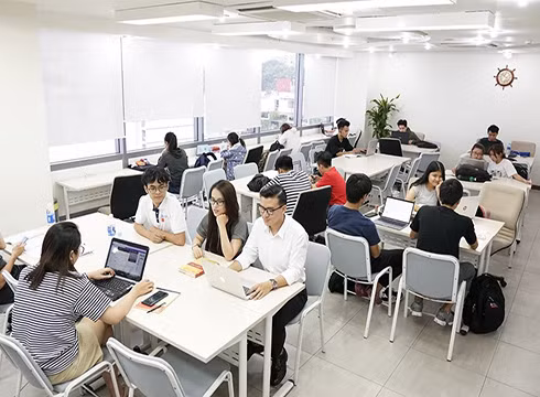 Sinh viên Trường Đại học Hoa Sen, thành viên của Tập đoàn Nguyễn Hoàng (ảnh: NHG)