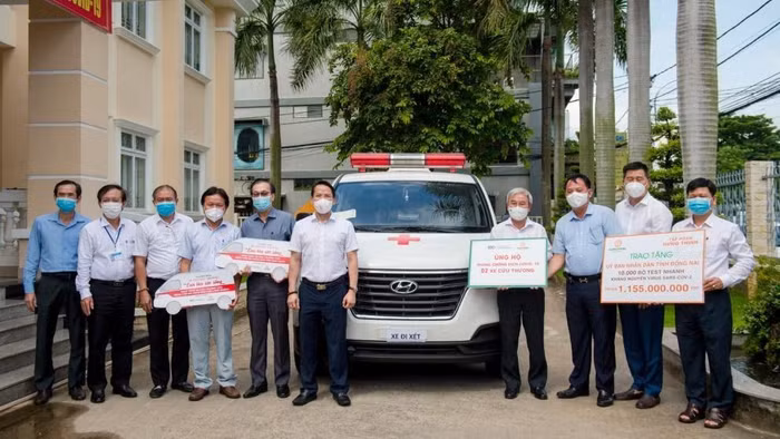 Sự hỗ trợ kịp thời của Tập đoàn Hưng Thịnh cũng như Công ty Cổ phần Phát triển Địa ốc Sông Tiên sẽ đóng góp tích cực vào công tác phòng, chống dịch Covid-19 của tỉnh Đồng Nai.