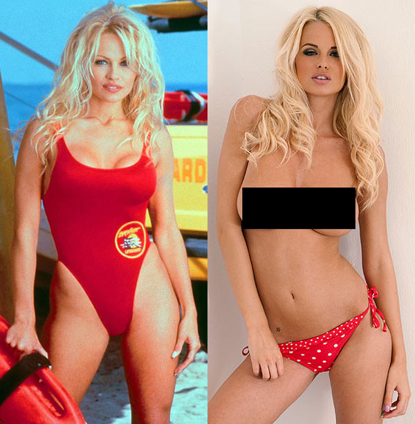 Cô đào nóng bỏng Pamela Anderson (trái) của Mỹ không thể tin rằng có một cô gái sở hữu gương mặt và bộ ngực khủng rất giống mình. Cô gái đó là người mẫu Rhian, 26 tuổi, từ Manchester. Cô đào nóng bỏng Pamela Anderson (trái) của Mỹ không thể tin rằng có một cô gái sở hữu gương mặt và bộ ngực khủng rất giống mình. Cô gái đó là người mẫu Rhian, 26 tuổi, từ Manchester.