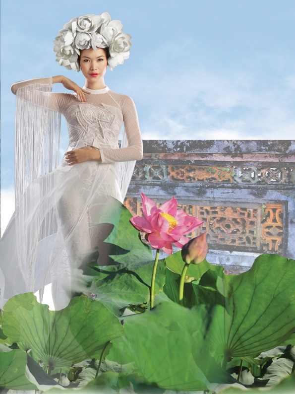 Hình ảnh áo dài của Hoa hậu Thùy Dung. Hình ảnh áo dài của Hoa hậu Thùy Dung.