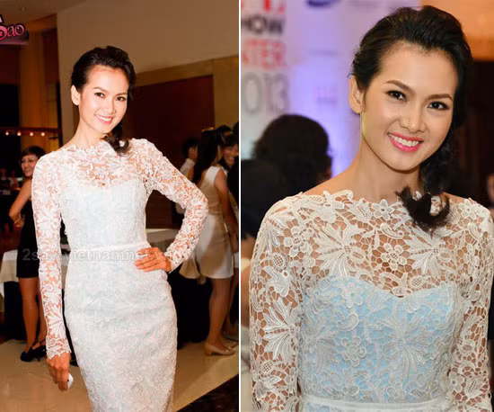 Anh Thư nửa kín nửa hở rất thu hút ánh nhìn