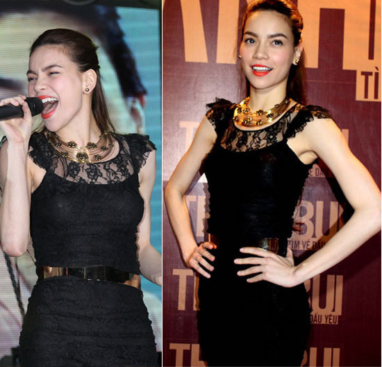 Hà Hồ tinh tế và sang trọng khi kết hợp ren đen và trang sức ánh vàng Hà Hồ tinh tế và sang trọng khi kết hợp ren đen và trang sức ánh vàng