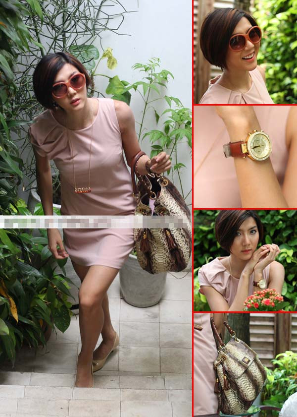 Gam màu nude gợi cảm sẽ thêm phần trẻ trung nhờ dáng váy suông cùng phụ kiện ấn tượng Gam màu nude gợi cảm sẽ thêm phần trẻ trung nhờ dáng váy suông cùng phụ kiện ấn tượng
