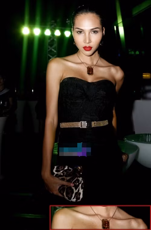 Minh Triệu khoe thân hình xơ xác với váy quây gợi cảm