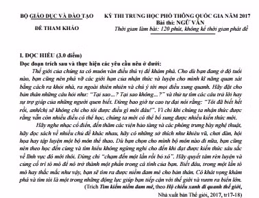 Những điều cần tránh trong đề thi tốt nghiệp môn Ngữ văn Trung học phổ thông ảnh 2