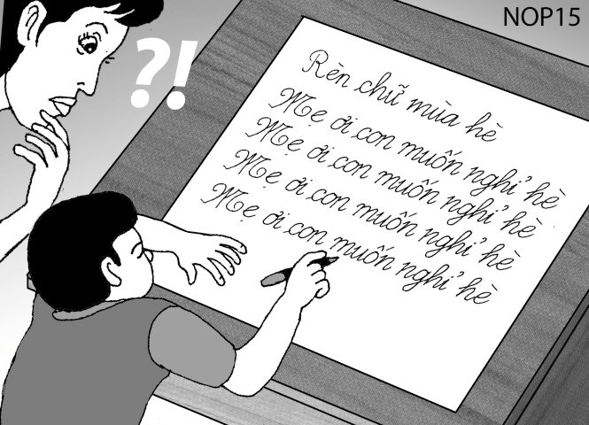 Các bậc cha mẹ đừng biến kỳ nghỉ hè của con thành "cơn ác mộng". (Ảnh minh họa: Tuoitre.vn) Các bậc cha mẹ đừng biến kỳ nghỉ hè của con thành "cơn ác mộng". (Ảnh minh họa: Tuoitre.vn)