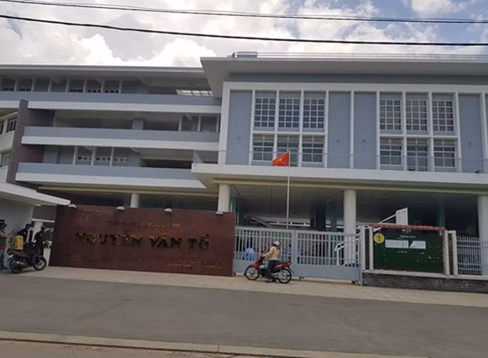 Trường trung học cơ sở Nguyễn Văn Tố, quận 10, Thành phố Hồ Chí Minh (ảnh: P.L)