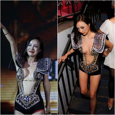 Hoặc những đường khoét ngực không thể sâu hơn được nữa. Hoặc những đường khoét ngực không thể sâu hơn được nữa.