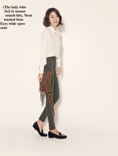 Vậy vấn đề của bạn chỉ là mix những chiếc quần skinny sáng màu với trang phục sao cho ổn...