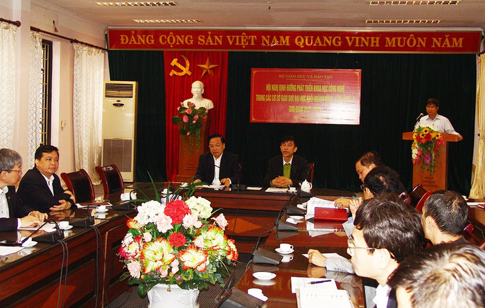 Hội nghị định hướng phát triển khoa học và công nghệ diễn ra tại Đại học Thái Nguyên sáng 6/3. Hội nghị định hướng phát triển khoa học và công nghệ diễn ra tại Đại học Thái Nguyên sáng 6/3.