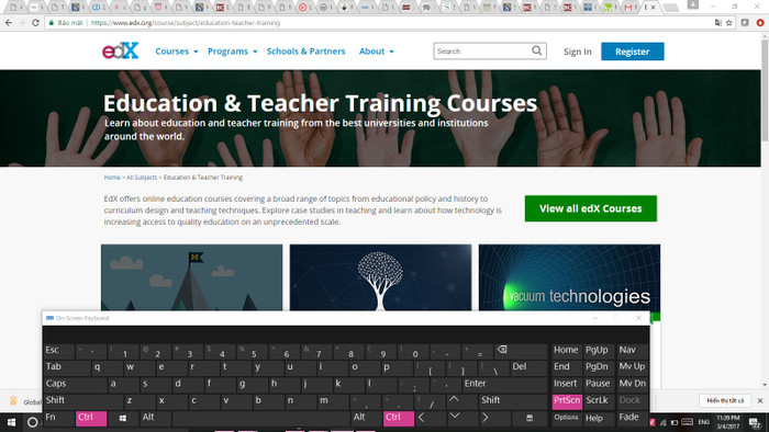 Ảnh chụp từ edX, các chương trình dành cho giáo dục và đào tạo. Ảnh chụp từ edX, các chương trình dành cho giáo dục và đào tạo.