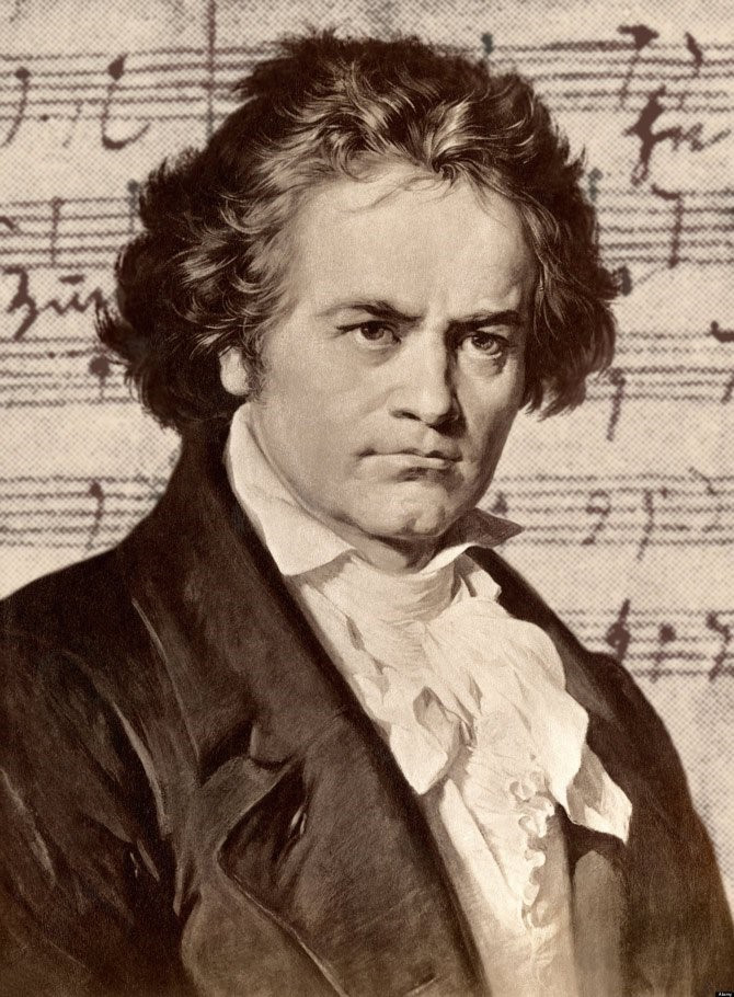 Nhà soạn nhạc nổi tiếng Beethoven từng không được đi học. (Ảnh: allmusic.com) Nhà soạn nhạc nổi tiếng Beethoven từng không được đi học. (Ảnh: allmusic.com)