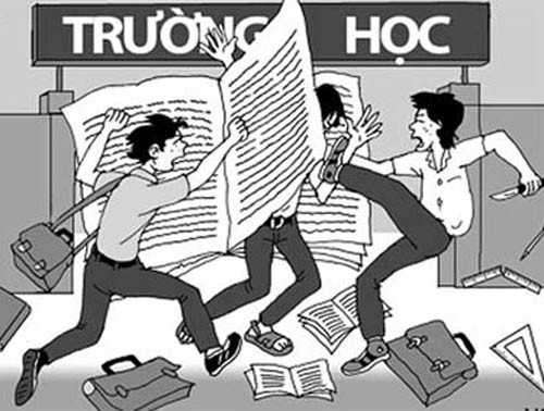 Thầy giáo uống rượu say và đánh học sinh sẽ bị xử lý theo quy định. (Ảnh minh họa trên giaoduc.net.vn)