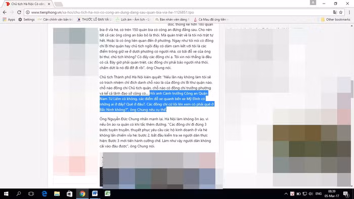 Ảnh chụp màn hình Báo Tiền Phong “cứ lôi lên xem có phải quê ở Bắc Ninh không?” Ảnh chụp màn hình Báo Tiền Phong “cứ lôi lên xem có phải quê ở Bắc Ninh không?”