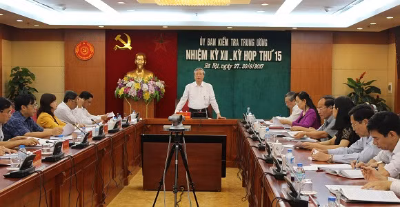 Từ ngày 27 đến ngày 30/6/2017, tại Hà Nội, Ủy ban Kiểm tra Trung ương đã họp kỳ thứ 15. (Ảnh: ubkttw.vn)