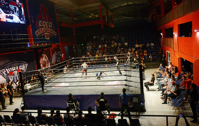 Không khí sôi nổi và đôi lúc tưởng chừng nghẹt thở tại nhà thi đấu Coco Championship.