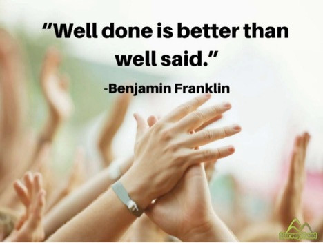 Benjamin Franklin: “Hoàn thành tốt công việc thì hay hơn nhiều với việc chỉ nói cho hay” – Slideshare. Benjamin Franklin: “Hoàn thành tốt công việc thì hay hơn nhiều với việc chỉ nói cho hay” – Slideshare.
