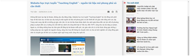 Dạy tiếng Anh ở các trường sẽ khó thành công vì những lý do này ảnh 2 Dạy tiếng Anh ở các trường sẽ khó thành công vì những lý do này ảnh 2