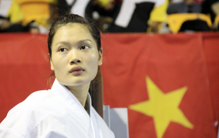 VĐV Lê Bích Phương. Ảnh VnE