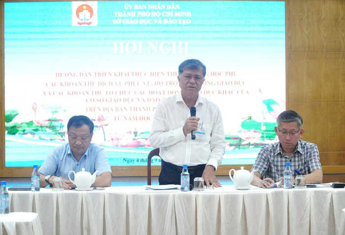 Ông Nguyễn Văn Hiếu - Giám đốc Sở Giáo dục và Đào tạo Thành phố Hồ Chí Minh kết luận hội nghị (ảnh: V.D) gdvn_NguyenThuDuc2.jpg