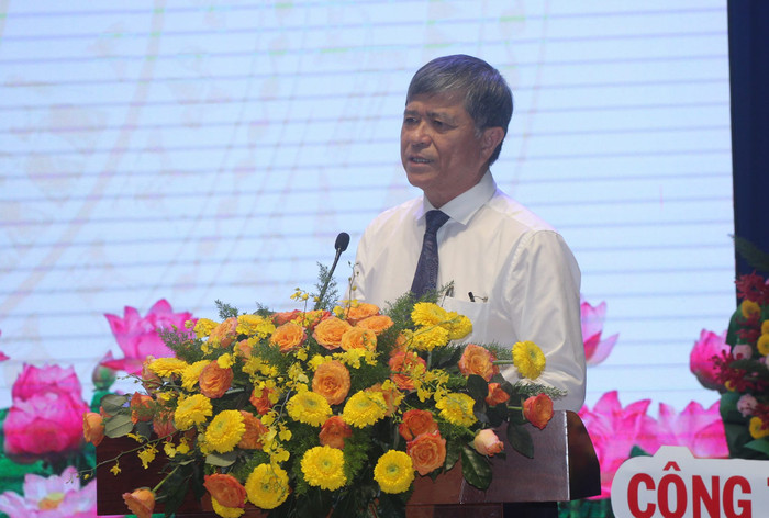 Ông Nguyễn Văn Hiếu - Giám đốc Sở Giáo dục và Đào tạo Thành phố Hồ Chí Minh phát biểu tại hội nghị (ảnh: V.D) gdvn_anhHieuCTTT.jpg