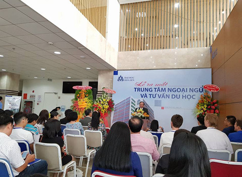 Ra mắt Trung tâm Ngoại ngữ và Tư vấn du học của Trường Hoa Sen ngày 9/9 (ảnh: P.L) Ra mắt Trung tâm Ngoại ngữ và Tư vấn du học của Trường Hoa Sen ngày 9/9 (ảnh: P.L)