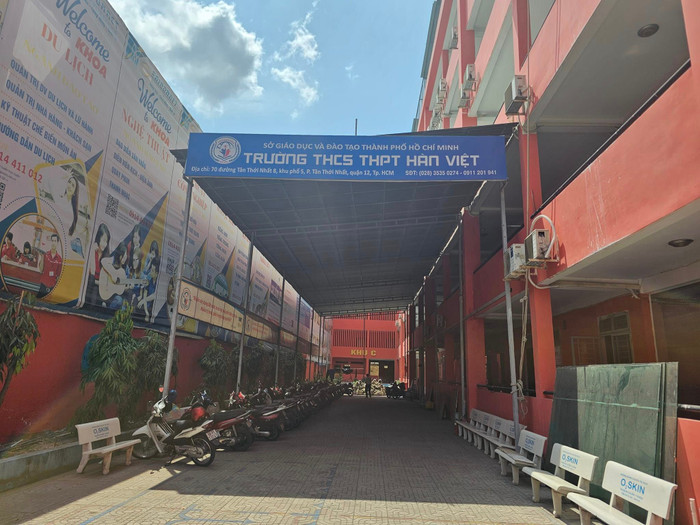 Trường trung học cơ sở - trung học phổ thông Hàn Việt, Quận 12 (ảnh: V.D) gdvn_HANVIET.jpg