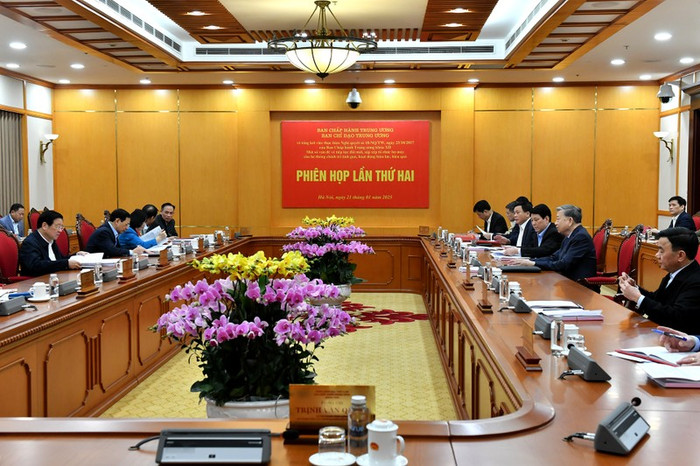 Tổng Bí thư Tô Lâm chủ trì Phiên họp. (Ảnh: Đăng Khoa) Tổng Bí thư Tô Lâm chủ trì Phiên họp. (Ảnh: Đăng Khoa)