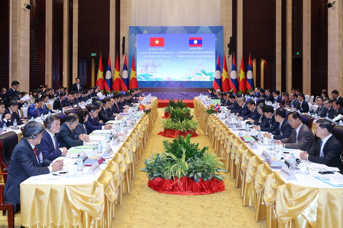 Hai bên tin tưởng thành công của kỳ họp sẽ tạo động lực mới giúp quan hệ hợp tác giữa hai nước ngày càng phát triển, đi vào chiều sâu, thực chất, tin cậy, hiệu quả. Ảnh: VGP/Nhật Bắc