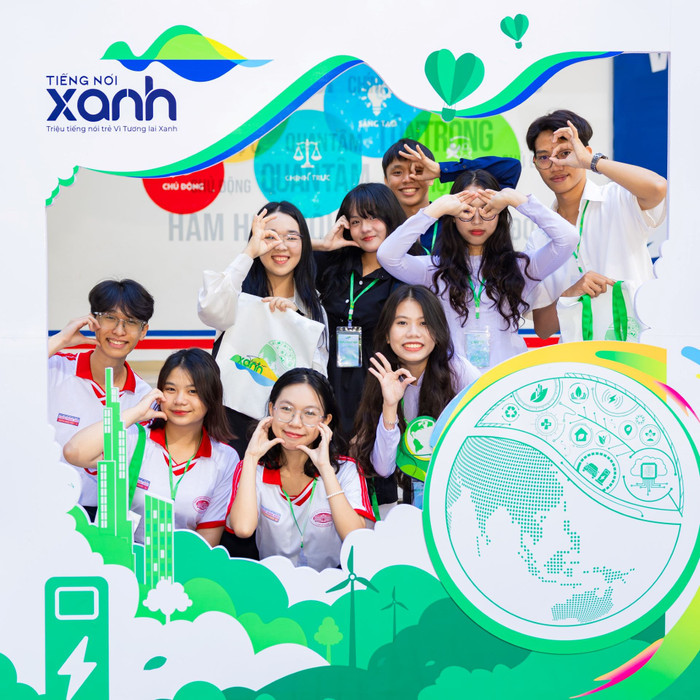 Cuộc thi Tiếng nói Xanh mùa 2 trở lại thu hút hàng nghìn em học sinh cất tiếng nói vì tương lai xanh. (Ảnh: Tiếng nói Xanh) Anh 3 (33).jpg