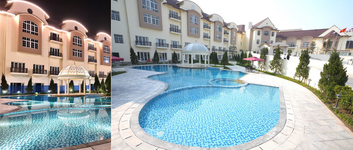 Bể bơi tại khách sạn cao cấp Legend Valley Hotel. 03 Legend Valley Hotel.jpg