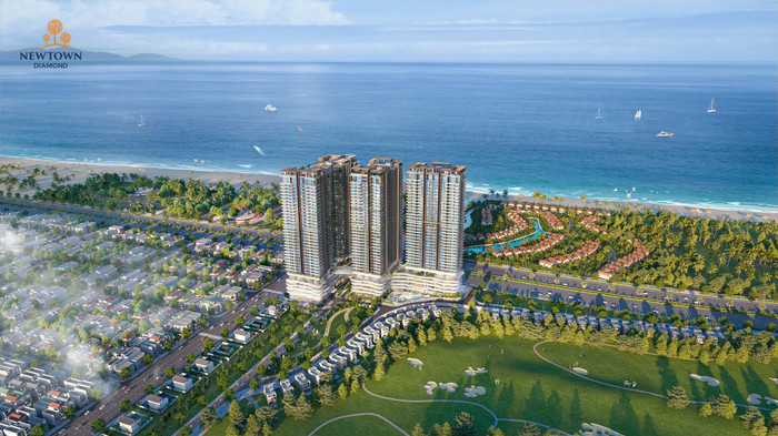 Vị trí sát biển, cạnh sân golf khiến Newtown Diamond được lòng khách đầu tư. 03 Newtown Diamond.jpg