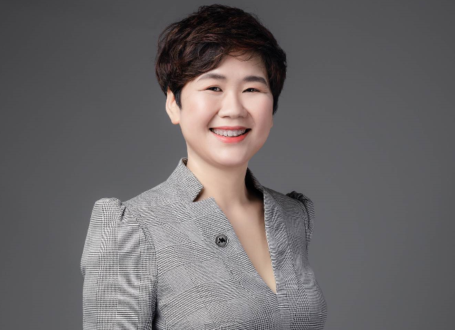 Bà Đinh Thị Tố Uyên – Phó Chủ tịch thường trực Ủy ban Chiến lược MSB, Chủ tịch Hội đồng điều hành TNEX Finance. Ba Dinh Thi To Uyen_anh thay.png
